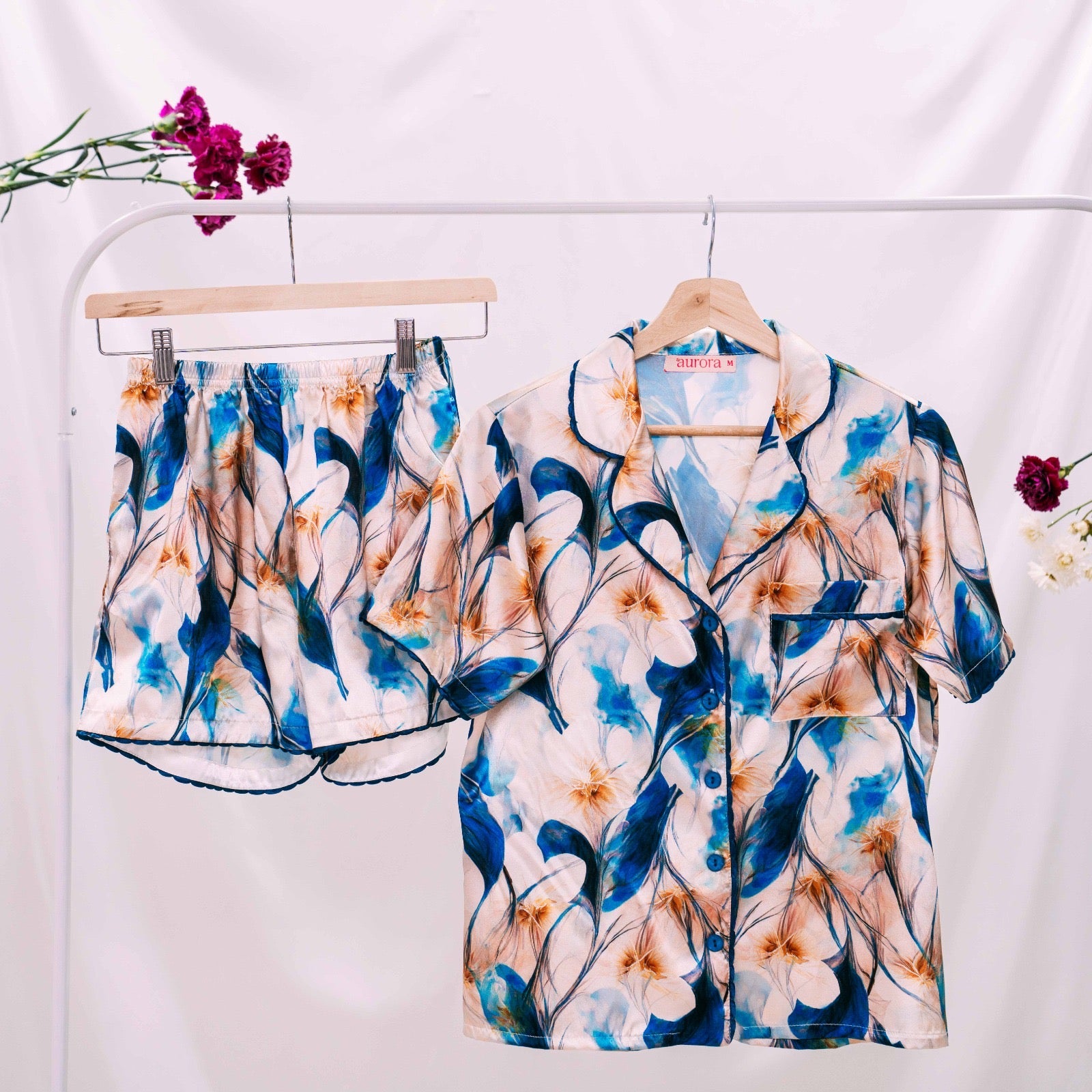 Beige elegancia floral